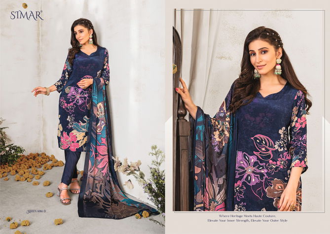 Afreen By Glossy Crape Printed Dress Material Wholesale Market In Surat